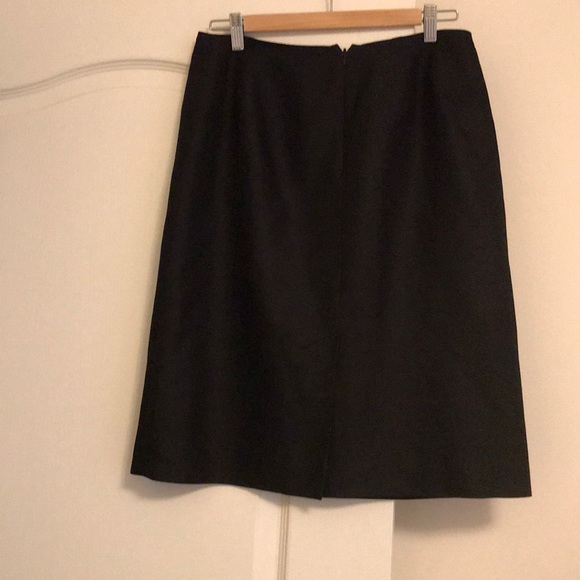 Dana Buchman black skirt silk/wool - Picture 2 of 4